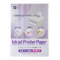 オーム電機 インクジェットプリンター用 両面マット紙 A4 20枚 PA-PBMT-A4/20 1セット(100枚)（直送品）
