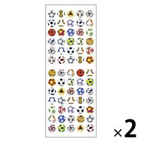 奥山商会 クリアーシール サッカーボール ZC549 1セット(1枚×2)
