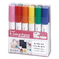 パイロット 水性マーカー ジュースペイント 極細 12色 SJP-240EF-12C 1セット（1パック（12色入）×10）