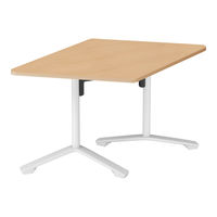 コクヨ 菱形フラップテーブル　イニシア　W1315×D790