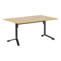 コクヨ 昇降フラップテーブル　イニシア　W1500×D900　ブラック脚