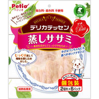 ペティオ デリカテッセンプチ 蒸しササミ 2切れ 6パック 4903588126840 1個(2本×6P入)（直送品）