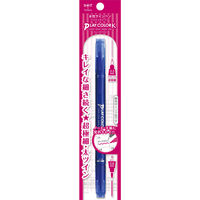 トンボ鉛筆 水性サインペン プレイカラーKパック 藍色 GCY-117 1セット(5個)（直送品）