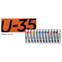 ターナー色彩 Uー35アクリリックス11ml紙箱12色セット 107751 1セット(2包)（直送品）
