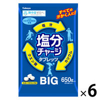 塩分チャージタブレッツBIG 1セット（1袋×6） カバヤ食品 塩タブレット 塩分補給