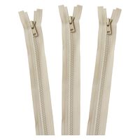 日本紐釦 ビスロンオープンファスナー 50cm 同色3本入 col.572