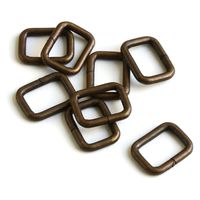 日本紐釦貿易 角カン 幅10mm 30個入 アンティークゴールド S23-36 1セット(5袋)（直送品）