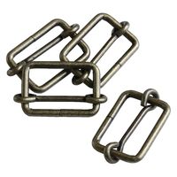 日本紐釦貿易 移動カン(リュックカン) 幅21mm アンティークゴールド S24-12 1セット(30個×3袋)