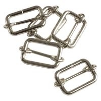 日本紐釦貿易 移動カン(リュックカン) 幅15mm ニッケル S24-1 1セット(30個×3袋)