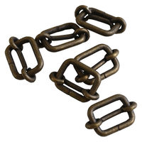 日本紐釦貿易 移動カン(リュックカン) 幅10mm 30個入 アンティークゴールド S24-36 1セット(5袋)（直送品）