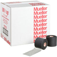 Mueller(ミューラー) アンダーラップ Mラップカラービッグ ブラック 130707 1セット（48個）（直送品）