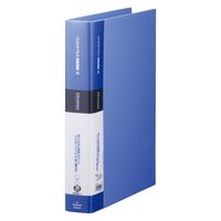 キングジム シンプリーズ クリアーファイル A4タテ 差替式 35ポケット 青 138-3SPアオ 1セット（1冊×10）
