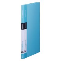 キングジム クリアーファイル シンプリーズ 固定式 20ポケット 水色 136SPミス 1セット（1冊×30）