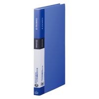 キングジム クリアーファイル シンプリーズ 固定式 40ポケット 青 136SPWアオ 1セット（1冊×32）