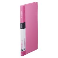 キングジム クリアーファイル シンプリーズ 固定式 20ポケット ピンク 136SPヒン 1セット（1冊×10）