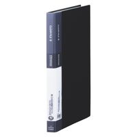 キングジム クリアーファイル シンプリーズ 固定式 40ポケット 黒 136SPWクロ 1セット（1冊×32）