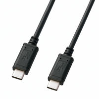 USB Type-Cケーブル　USB-C（オス）USB-C（オス）　2m　PD充電対応（60W）　USB2.0　KU-CC20　サンワサプライ　1（わけあり品）
