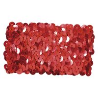 アーテック メタリックリストバンド レッド 4207 1セット(1個×4)