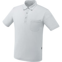 チトセ ポロシャツ 兼用 グレー M UN-0412 1枚（取寄品）