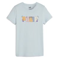 PUMA(プーマ) 半袖Tシャツ ESS+ ロゴ グラフィック Tシャツ M ターコイズ　サーフ 681231 1枚（直送品）