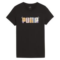 PUMA(プーマ) 半袖Tシャツ ESS+ ロゴ グラフィック Tシャツ L プーマ　ブラック 681231 1枚（直送品）