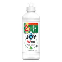 ジョイ JOY W除菌 食器用洗剤 緑茶 キャップ付き 詰め替え 大容量ボトル 300mL 1個 P＆G