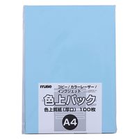 ミューズ 色上パック 色上質紙 厚口 A4 100枚入 空 300498 1セット(1パック×2)（直送品）