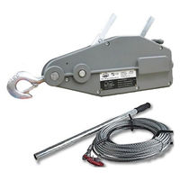 ベスト・アンサー ハンドウインチ 800kg 5m グレー diy-034-gr 1台（直送品）