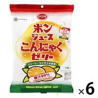 ゼリー 個包装 ポンジュース こんにゃくゼリー 16g×9個入 1セット（1袋×6） 日本橋菓房
