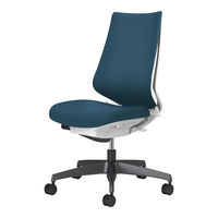 【無料引取付】【組立設置込】コクヨ デュオラ2 ハイバック 肘なし ホワイトグレー×ネイビー C08-B200CW-WT7T71 1脚（直送品）