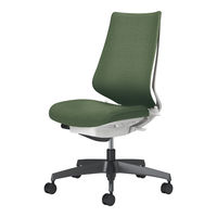 【無料引取付】【組立設置込】コクヨ デュオラ2 ハイバック 肘なし 白×ディープグリーン C08-B200CW-WQ6Q61 1脚（直送品）