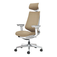 【無料引取付】【組立設置込】コクヨ デュオラ2 ヘッドレスト 可動肘 白×ソフトベージュ C08-P330CW-W1K1K1 1脚（直送品）