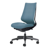 【無料引取付】【組立設置込】コクヨ デュオラ2 ハイバック 肘なし ブラック×モンティコラブルー C08-B200CW-BR3R31 1脚（直送品）