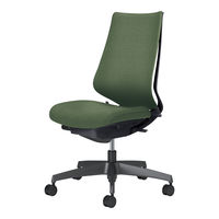 【無料引取付】【組立設置込】コクヨ デュオラ2 ハイバック 肘なし ブラック×ディープグリーン C08-B200CW-BQ6Q61 1脚（直送品）