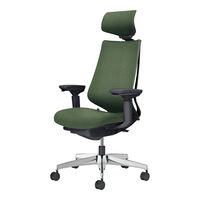 【無料引取付】【組立設置込】コクヨ デュオラ2 ヘッドレスト 可動肘 ブラック×ディープグリーン C08-P330CW-BQ6Q61 1脚（直送品）