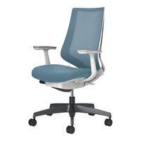 【無料引取付】【組立設置込】コクヨ デュオラ2 ハイバック T型肘 白×モンティコラブルー C08-B210MW-WR3R31 1脚（直送品）