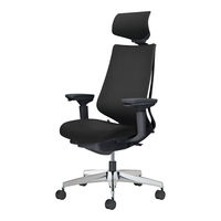 【無料引取付】【組立設置込】コクヨ デュオラ2 ヘッドレスト 可動肘 ブラック×ブラック C08-P330CW-BE6E61 1脚（直送品）