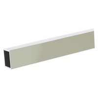 ハイロジック アルミ角パイプ 2.0×20×20mm 長さ1m アイボリー 1セット(4本入)（直送品）