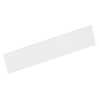 ハイロジック アルミ平角棒 3.0×70mm 長さ1m ホワイト 1セット(4本入)（直送品）