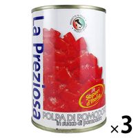 カルディコーヒーファーム ラ・プレッツィオーザ ダイストマト缶 400g 1セット（1缶×3） 素材缶詰