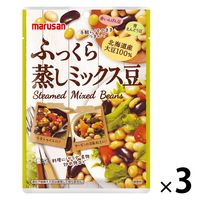 マルサンアイ ふっくら蒸しミックス豆 80g 北海道産大豆100％ 1セット（1袋×3）