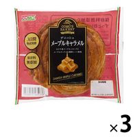 【ワゴンセール】デニッシュ メープルキャラメル 1セット（1個×3） コモ ロングライフパン