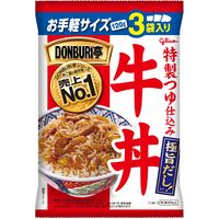 グリコ　DONBURI亭3食パック牛丼　120g　1個