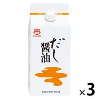 だし醤油 200ml 1セット（1個×3） 鎌田醤油