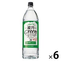 鏡月 Green グリーン 20度 1.8L ペット 1ケース（6本） 韓国焼酎 甲類