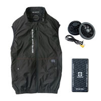 コーコス信岡  G244029  ボルトクール ＬＩＴＥ＋　ベスト　セット ブラック M 1セット（直送品）