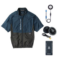 コーコス信岡  G244420  ボルトクール ＬＩＴＥ＋　ペルチェ　半袖ブルゾン　セット ネイビー XXL 1セット（直送品）