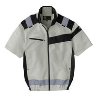 コーコス信岡  AE-5560  エコ・ボルトクール　セーフティー半袖ブルゾン グレー M 1着（直送品）