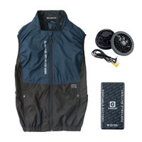 コーコス信岡  G244029  ボルトクール ＬＩＴＥ＋　ベスト　セット ネイビー M 1セット（直送品）