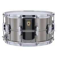 Ludwig ラディック メタル・スネアドラム 【ブラック・ビューティー】 ブラスシェル LB408 1台（直送品）